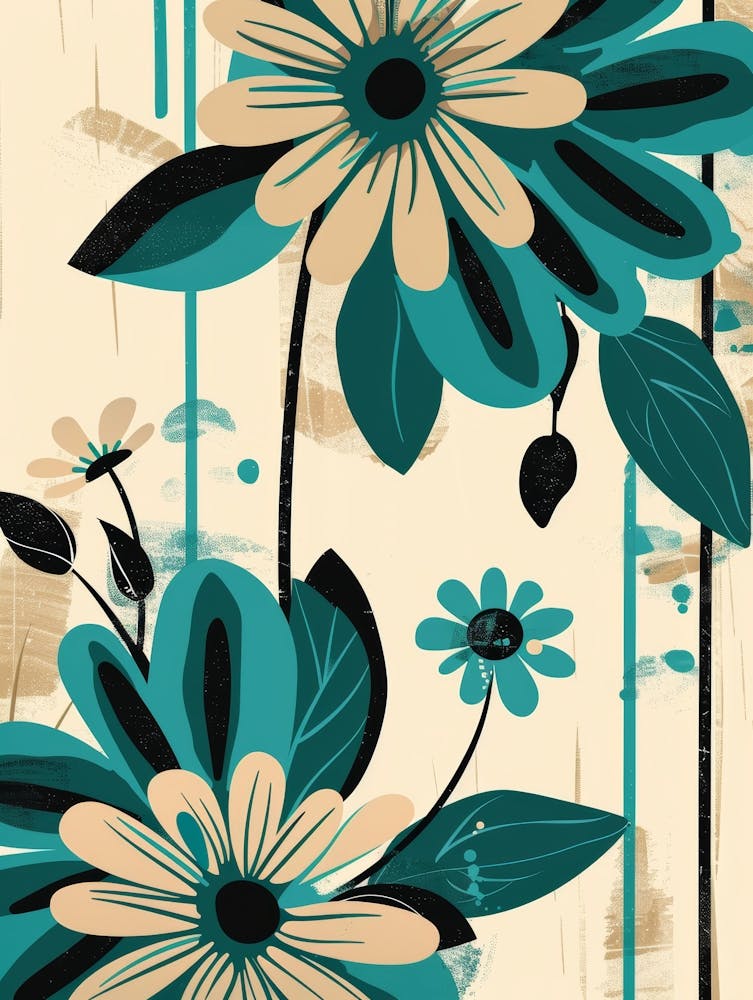Abstrakte Blumen 19