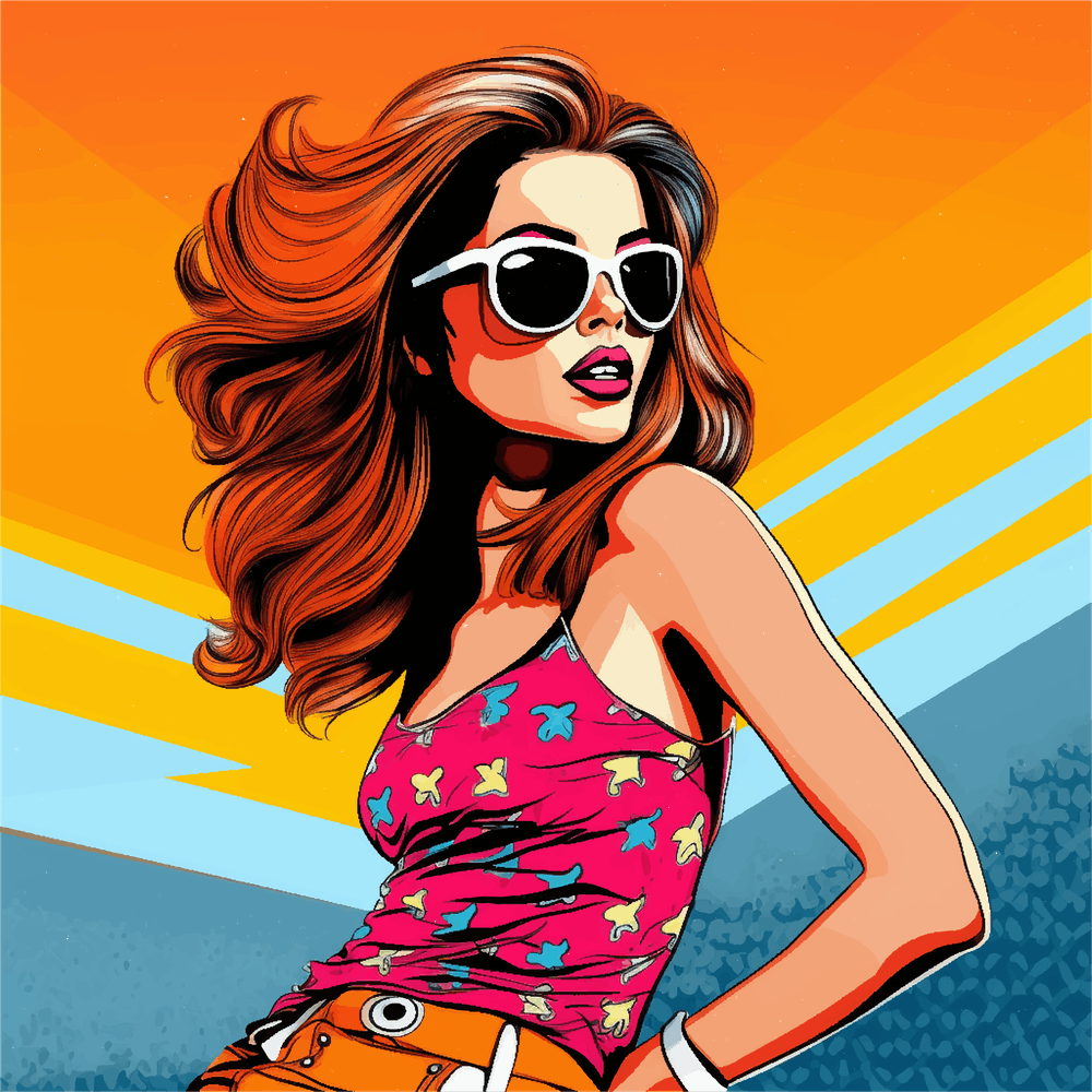 Pop Girl In Sunglasses