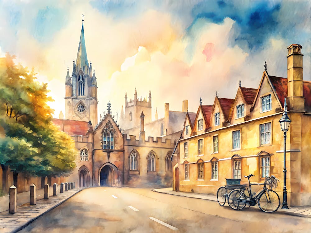 Oxford England A Vintage