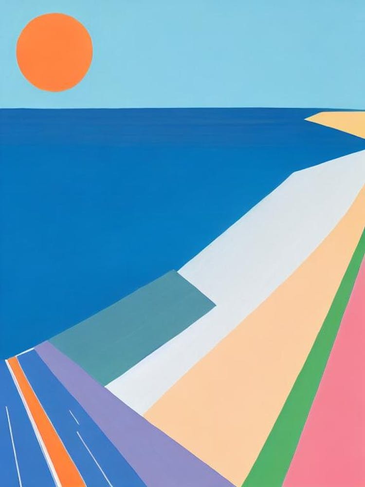 Bells Beach, Australia Modern Colourful