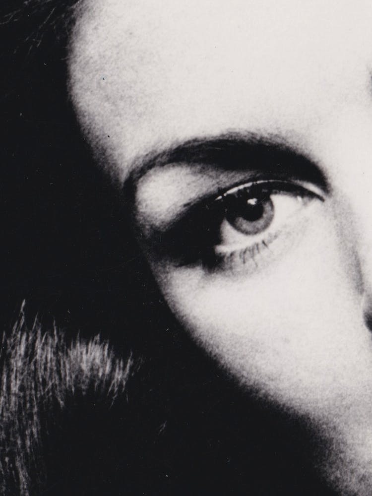 Black And White Femail Portrait