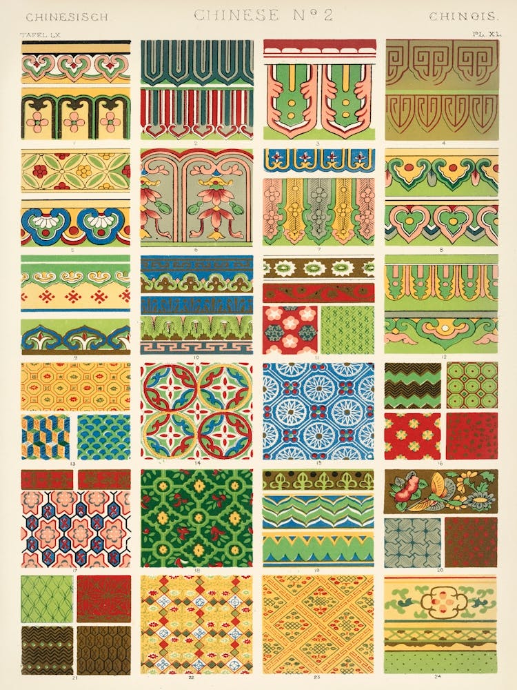 Vintage Pattern Illustration, Owen Jones             