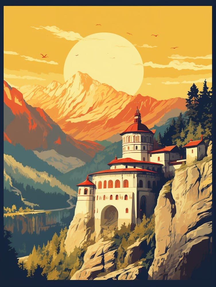 Sumela Monastery Art Deco 4