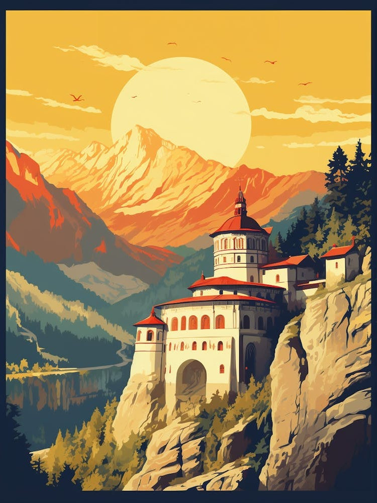 Sumela Monastery Art Deco 4