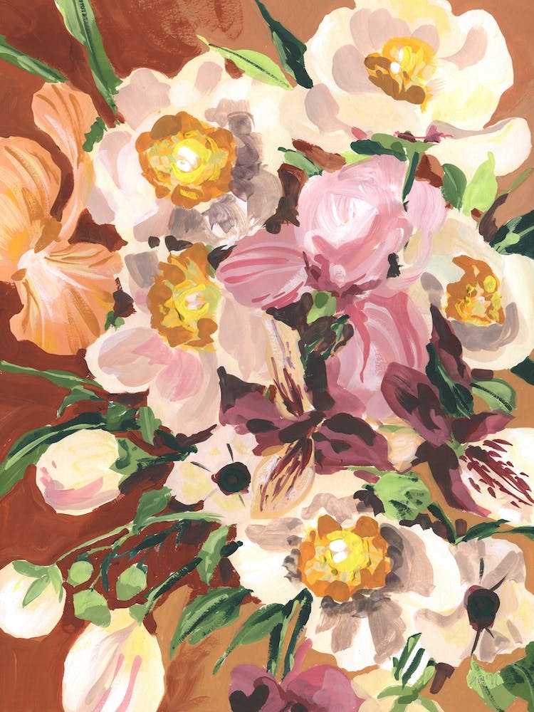 Brown Orchids