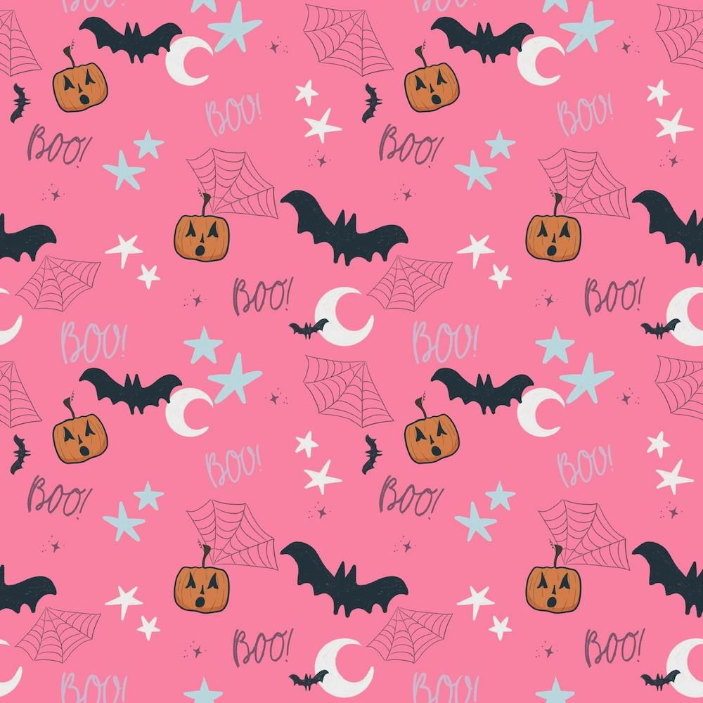 Halloween Pattern Pink