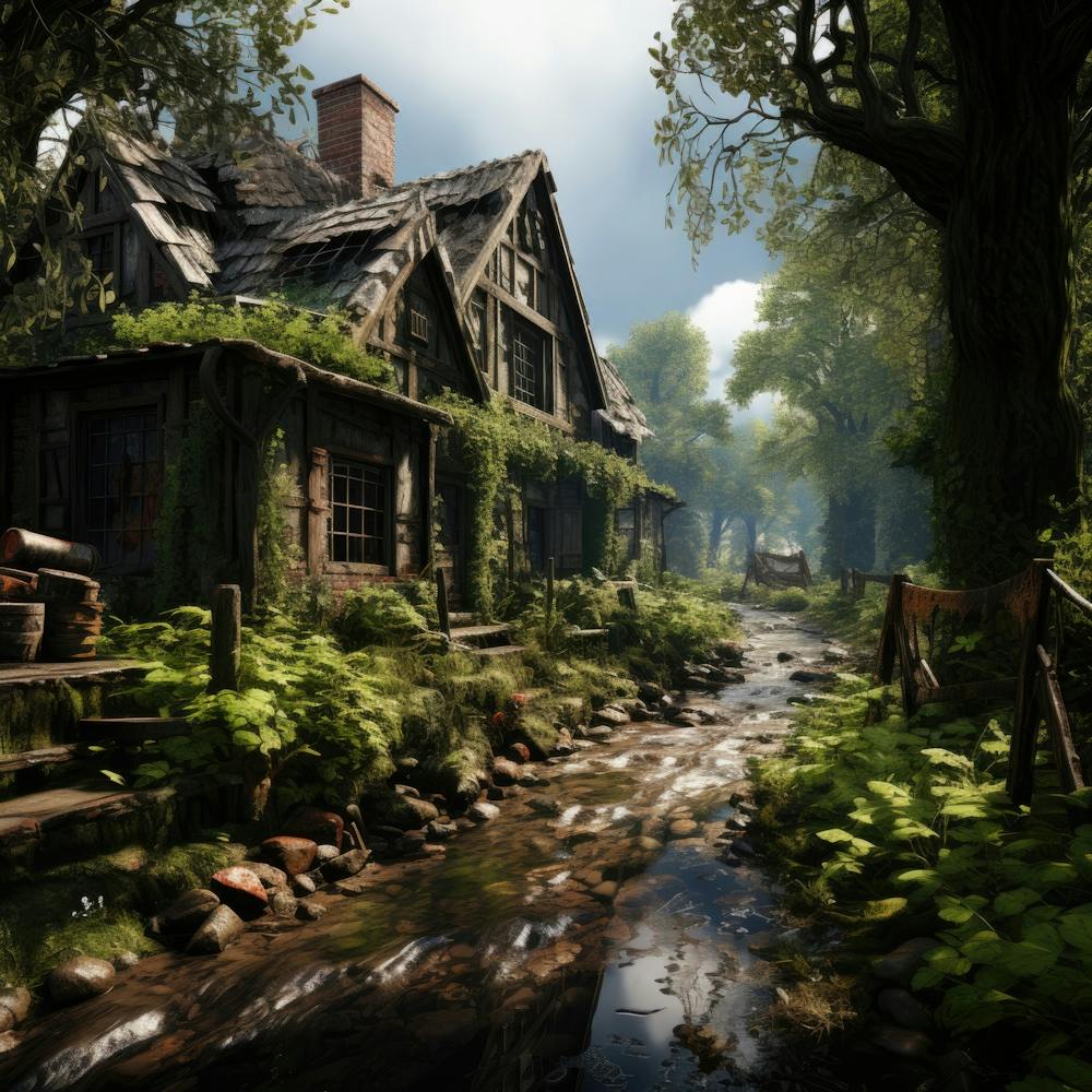 Witcher inspired environment concept