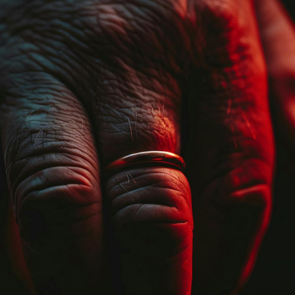 Close Up Of A Hand With A Ring