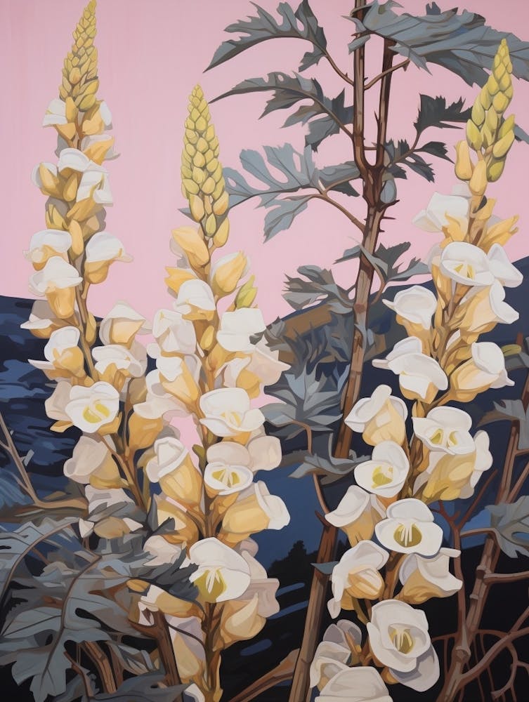 Aconitum 2 Flower Painting