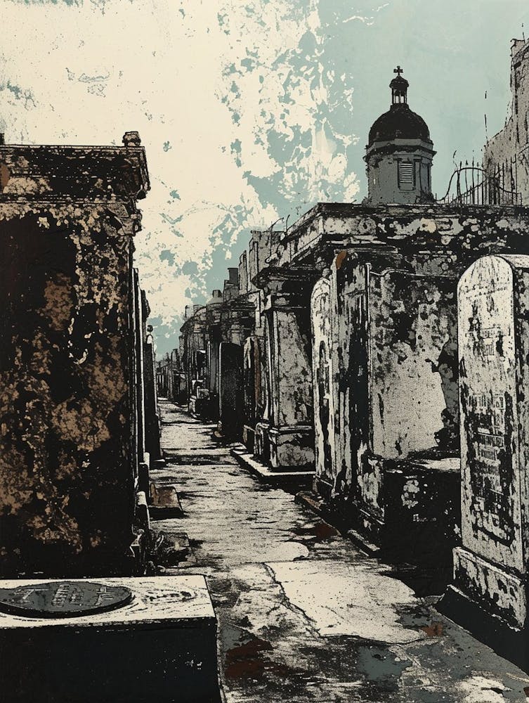 St Louis Cemetery No 1 Painting 3