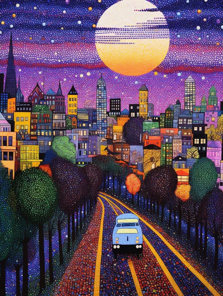 Vancouver Washington Pointillismus 10