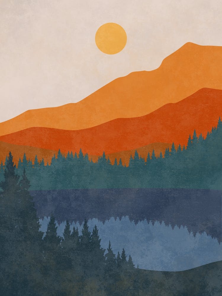 Sunset In The Mountains 8