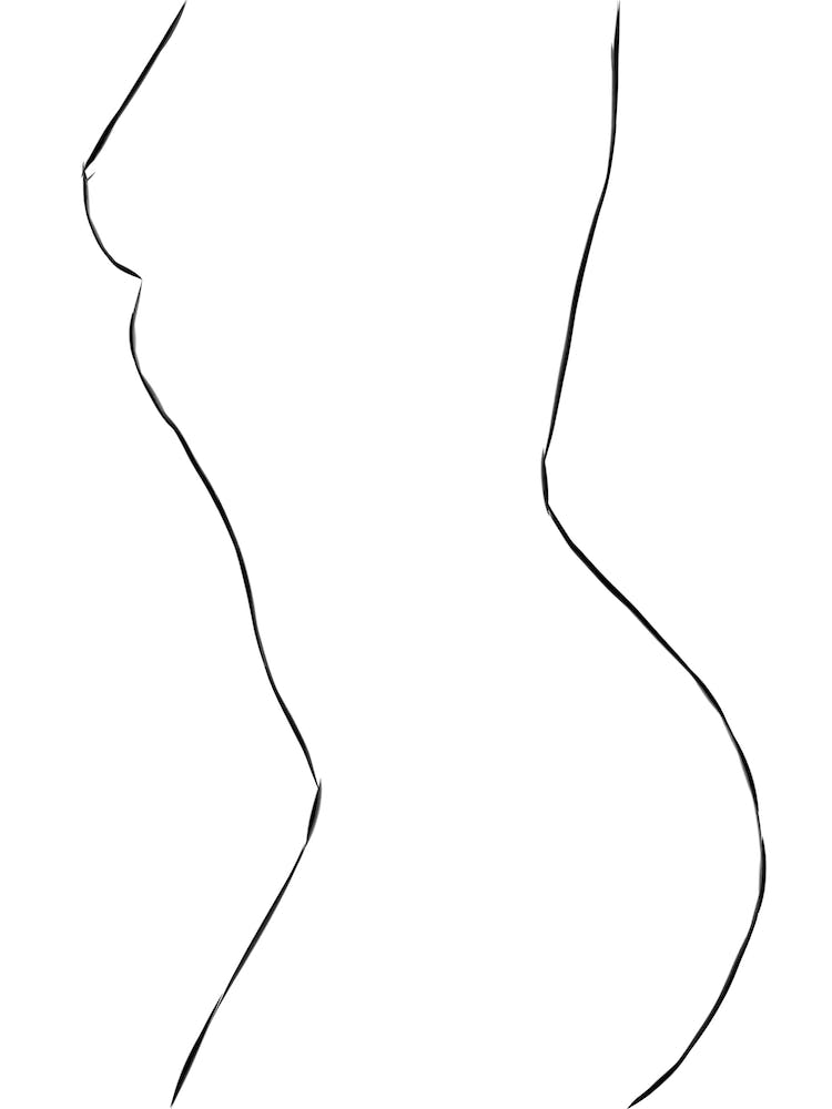 Minimal Nude Drawing