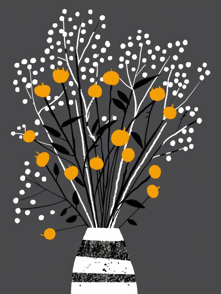 Oranges In A Vase 8