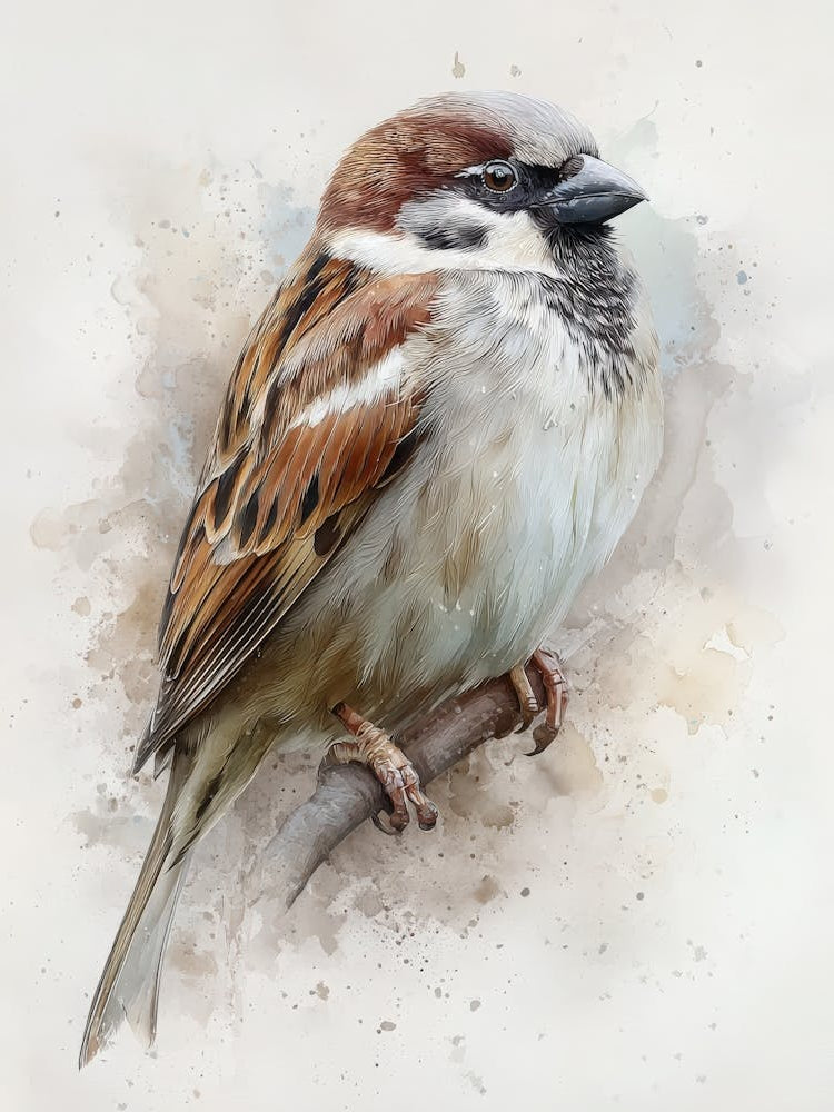 Aihrgdesign Isolated Watercolor Painting Of Birds Sparrow Per 00596044 98a8 4b51 Bc1d C70f08ce228b 3