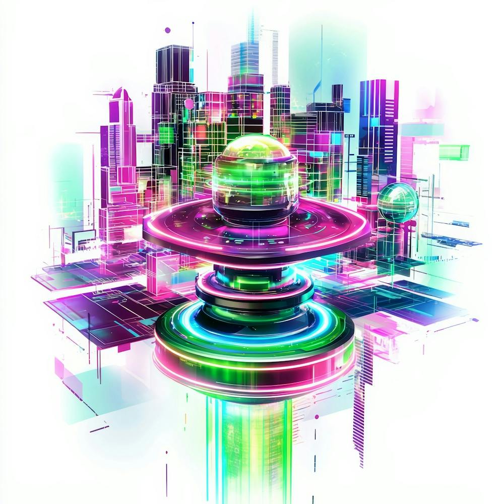 Futuristic Cityscape 2