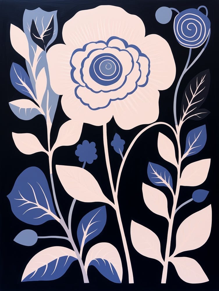 Illustration de Fleur Bleue Œillet 5