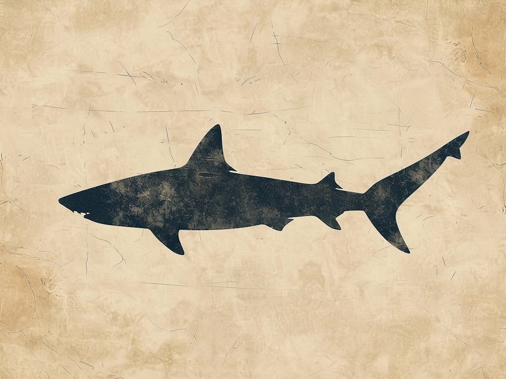 Port Jackson Shark Silhouette 5