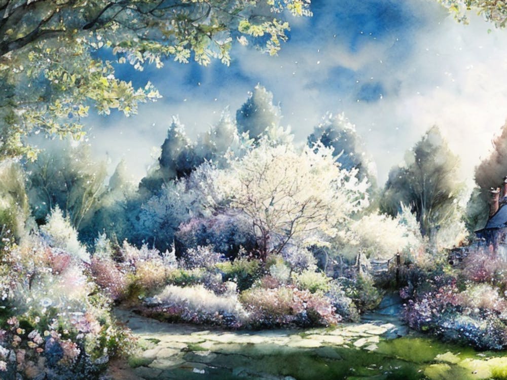 Garden In Spring