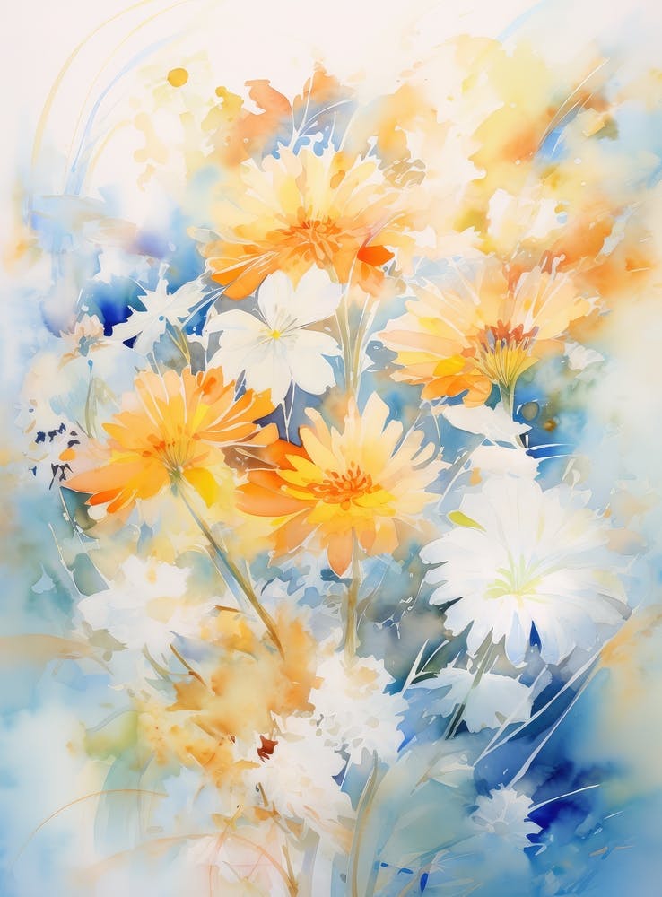 Watercolor Flowers 11