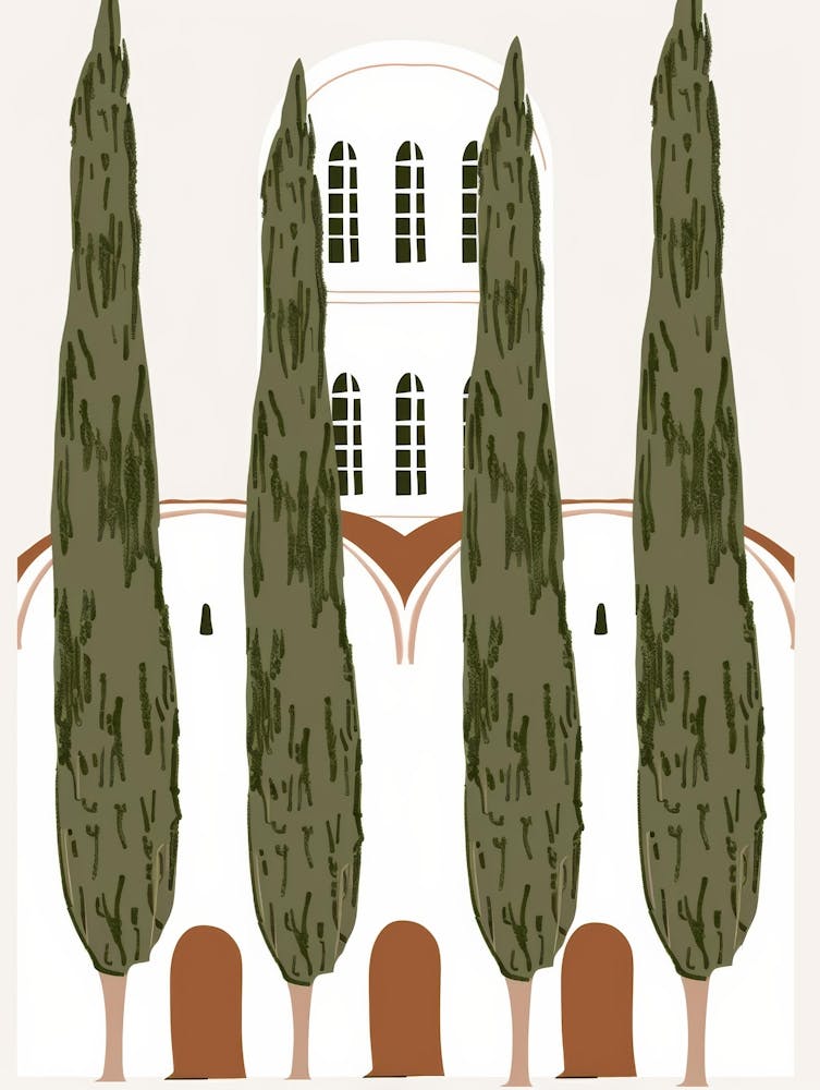 Cypress Trees 1