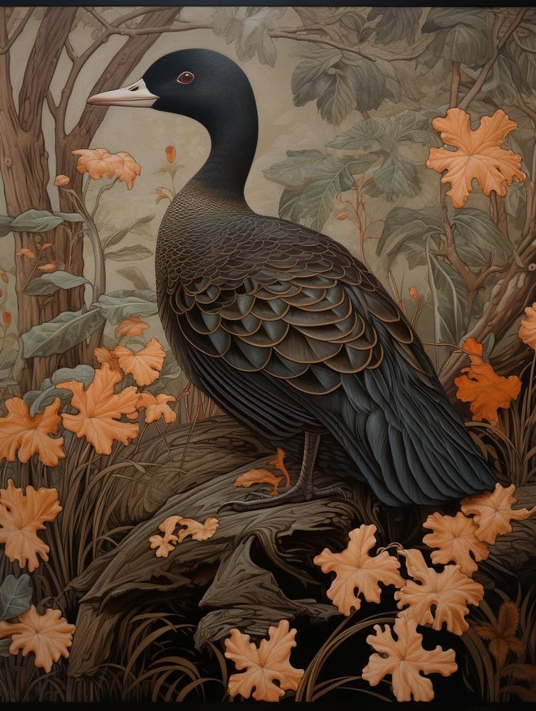 Dark And Moody Botanical Duck 4