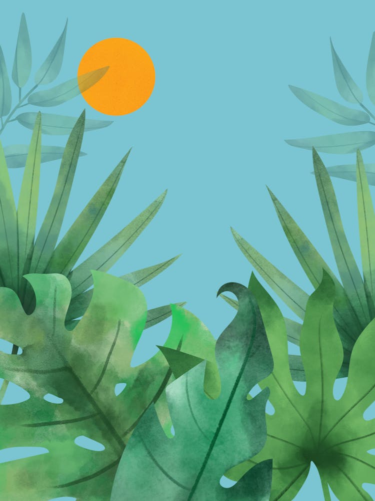 Tropical Leaves 6