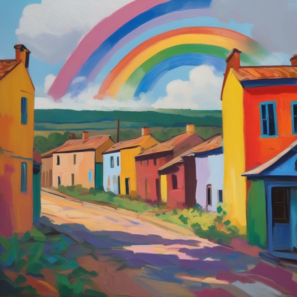 Spectral Echoes: A rainbow's embrace in abandonment 1