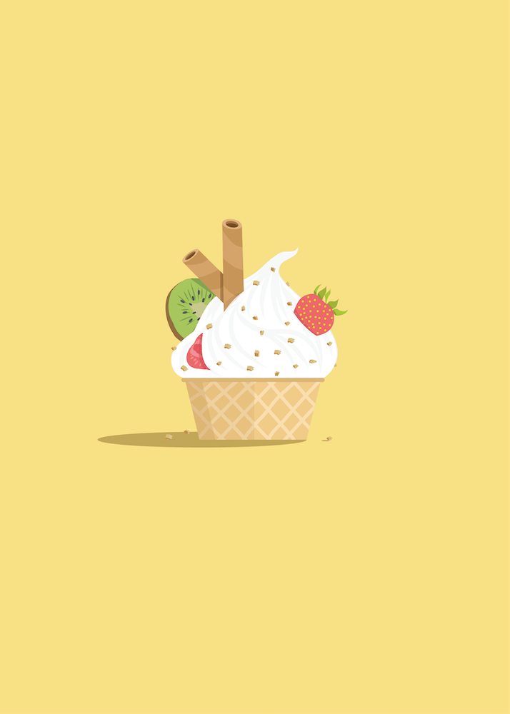 Ice Cream Food Art