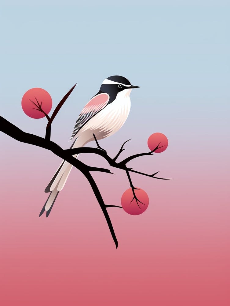 Minimalist Mockingbird 3 Illustration