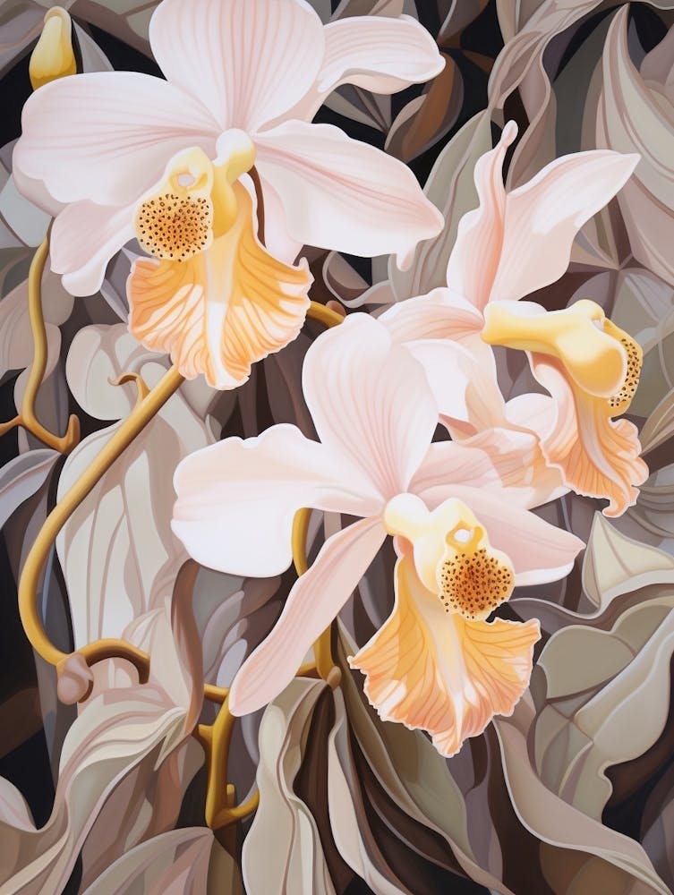 Orchid 3 Flower Painting