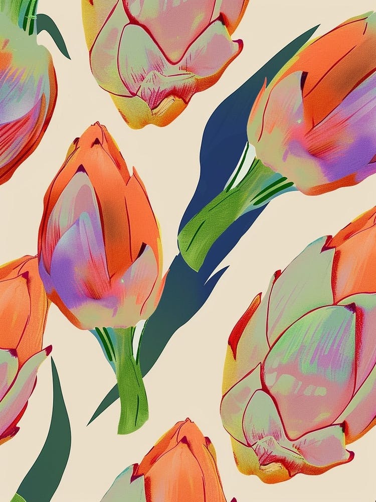 Artichoke Abstract Pattern 2