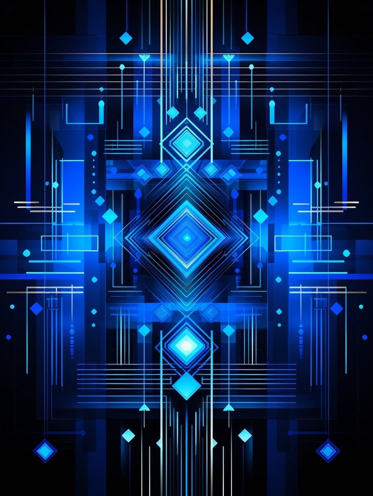 Kinetic Abstract Geometric 4