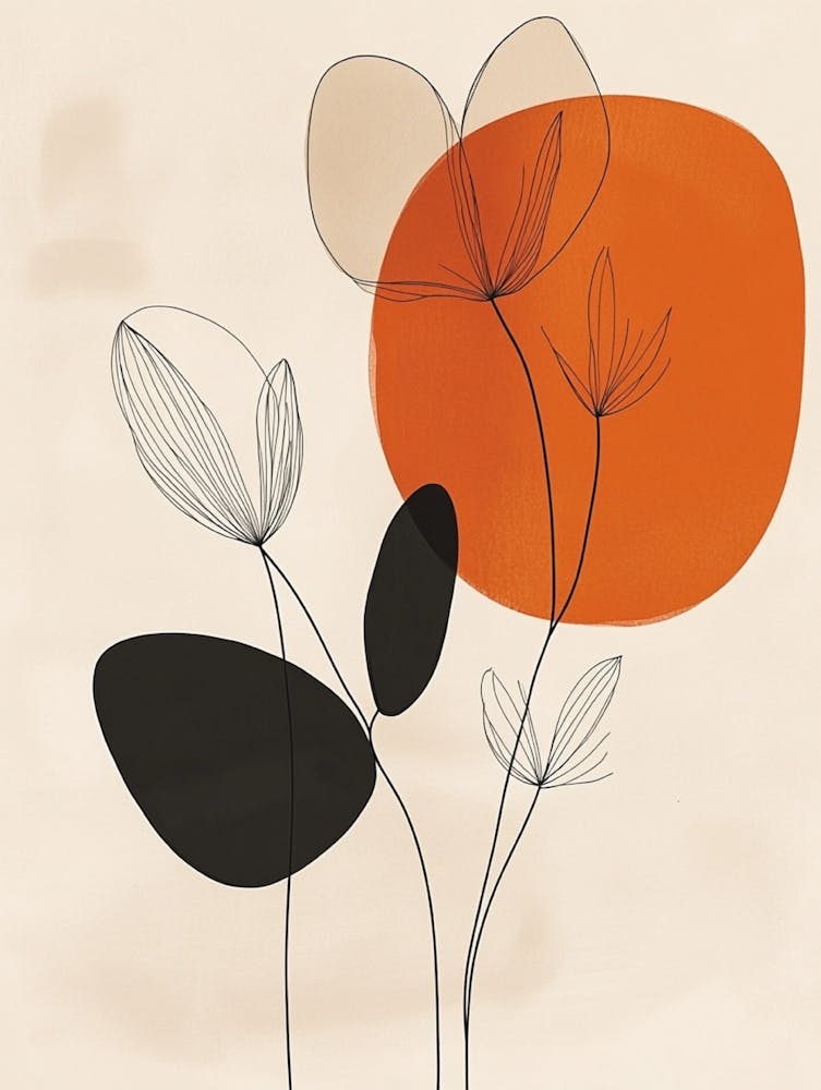 Abstract Flower Painting 2