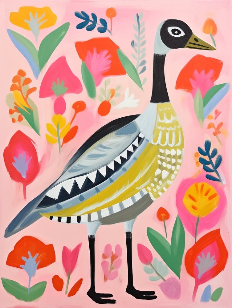 Pink Scandi Goose 3