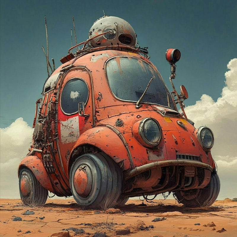 Car In The Desert