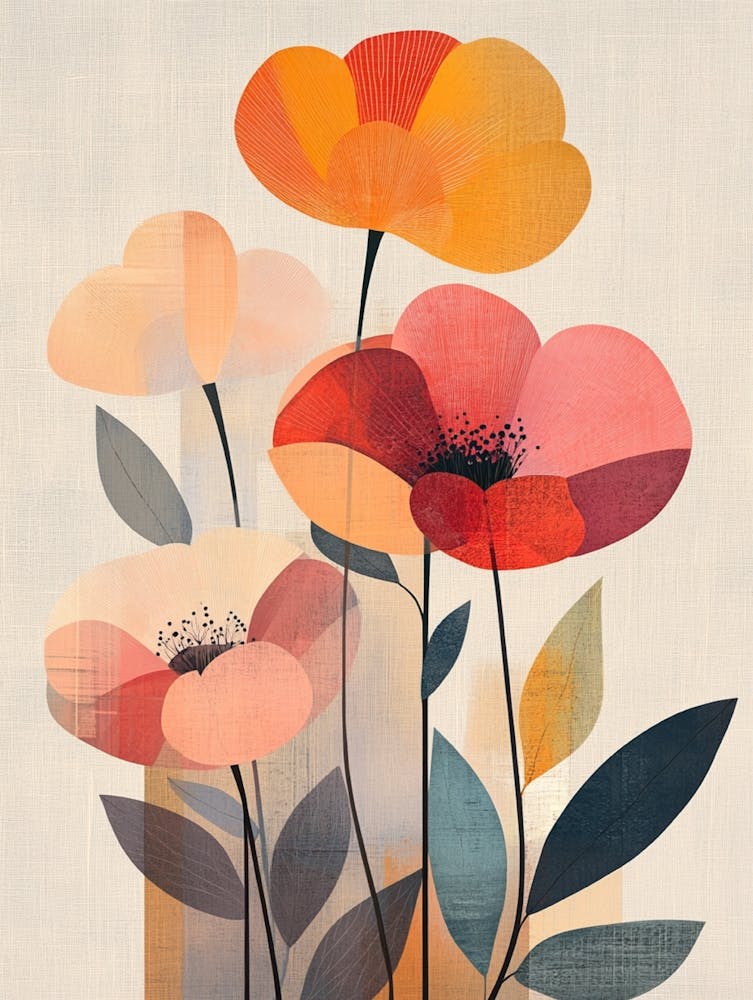 Poppies Canvas Print 5