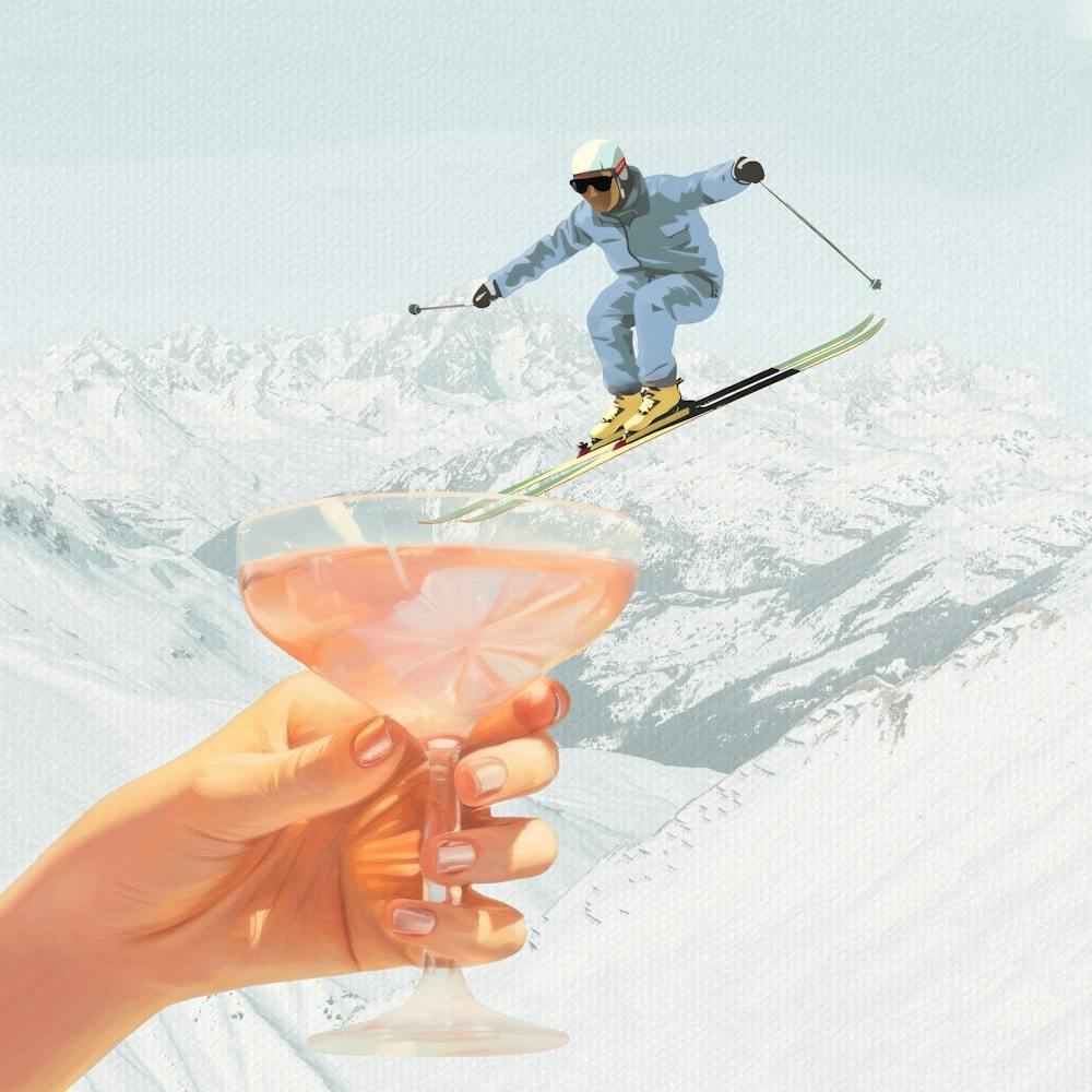 Après Ski Cocktail Collage SQUARE