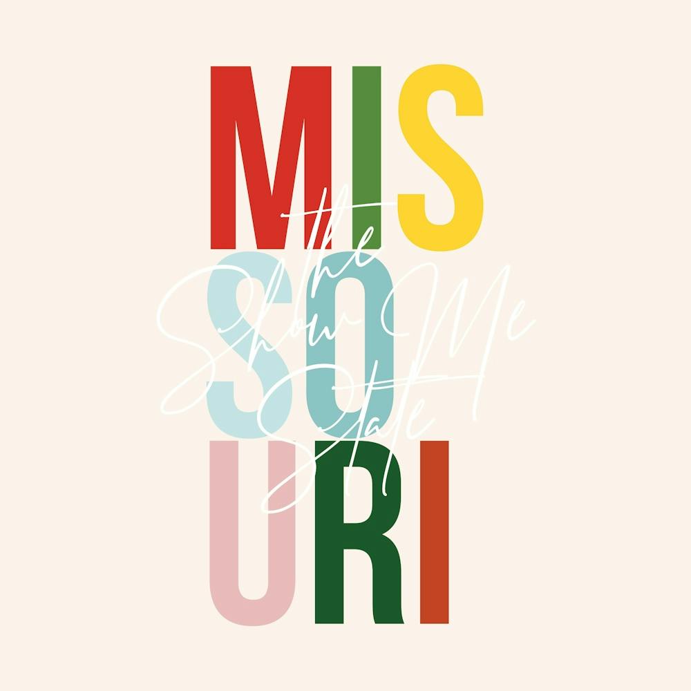 Missouri The Show Me State Color