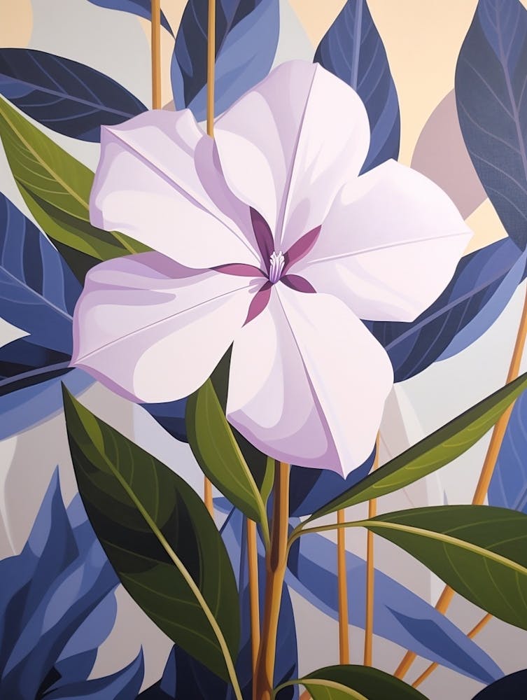 Flower Illustration Periwinkle 3