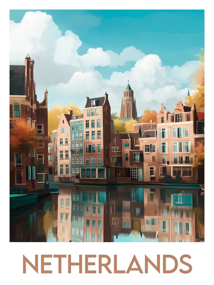 Affiche de voyage Netherlands