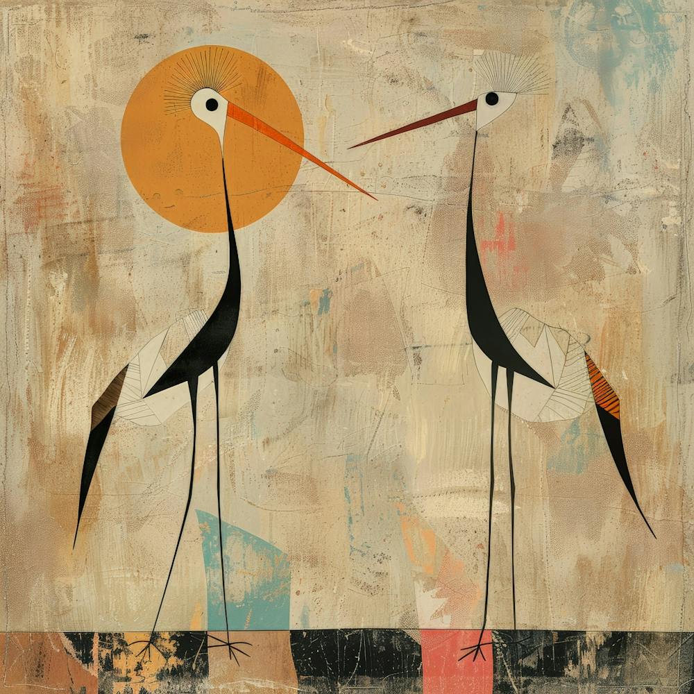 Two Cranes 4