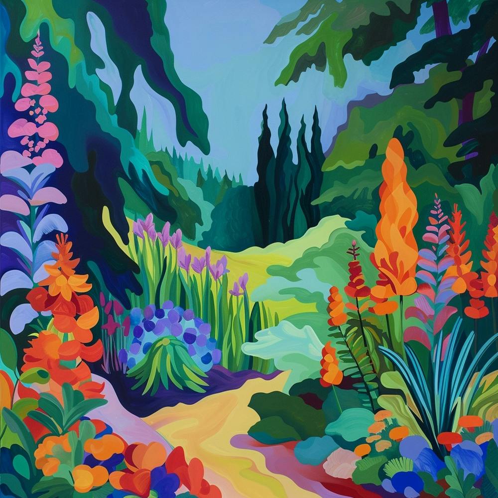 Colourful Gardens University Of British Columbia Canada 1
