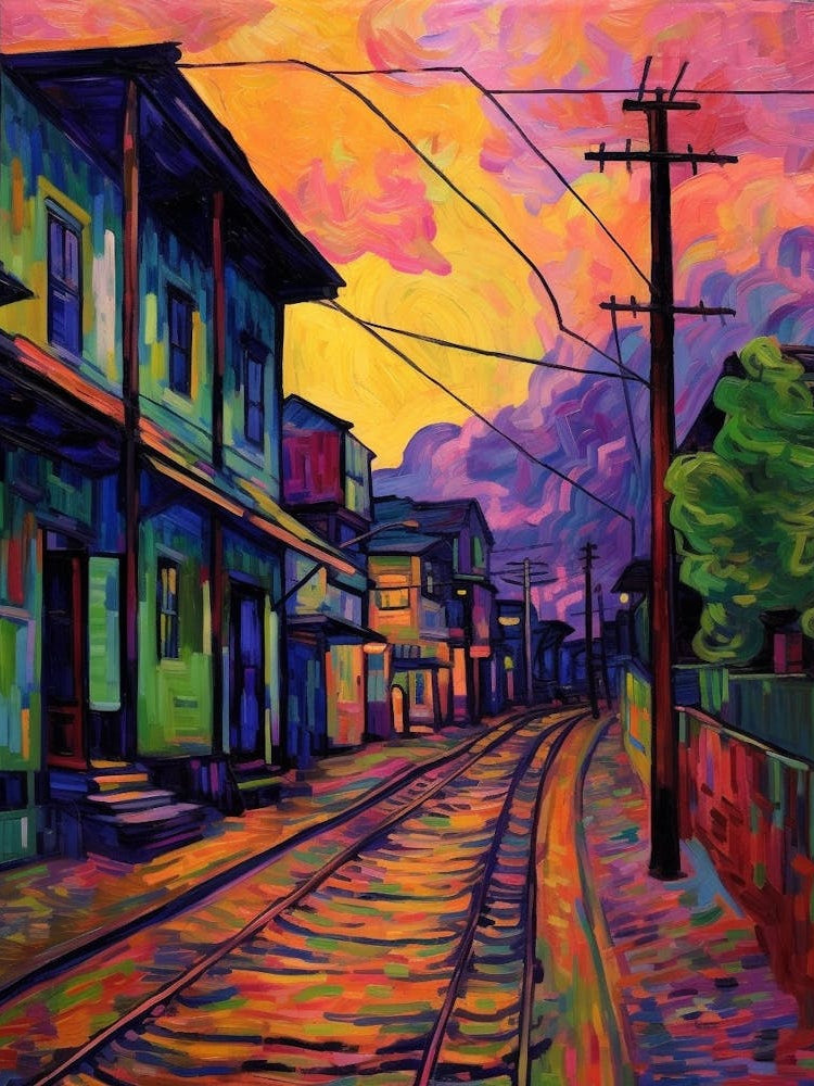 Tacoma Museum District Pointillism 2