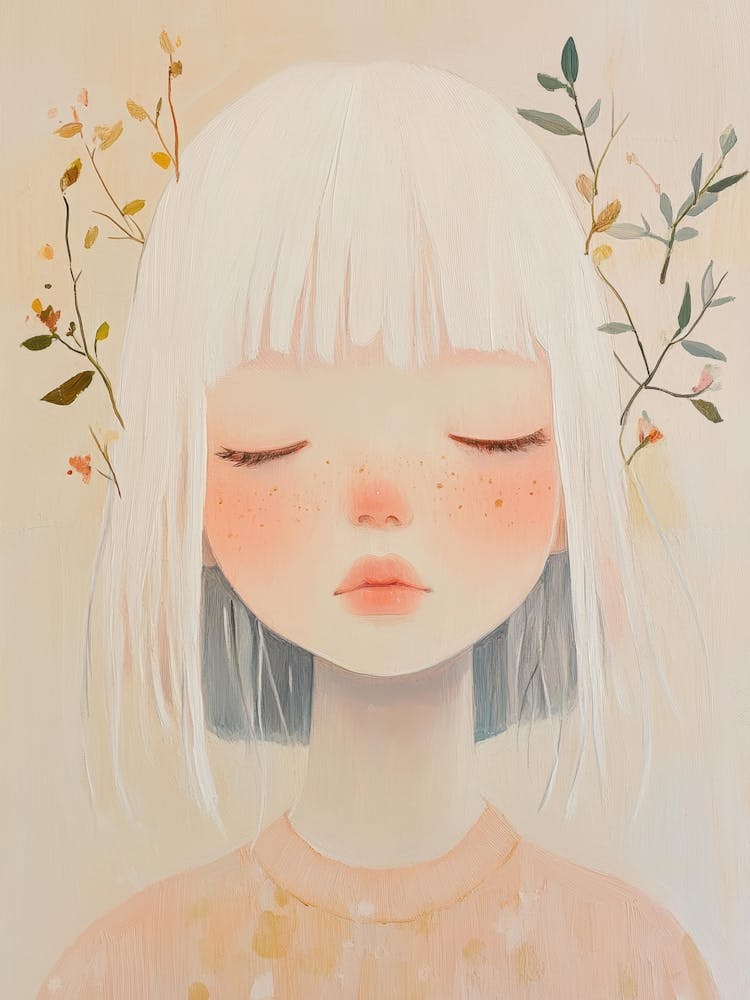 Girl With Flowers 29