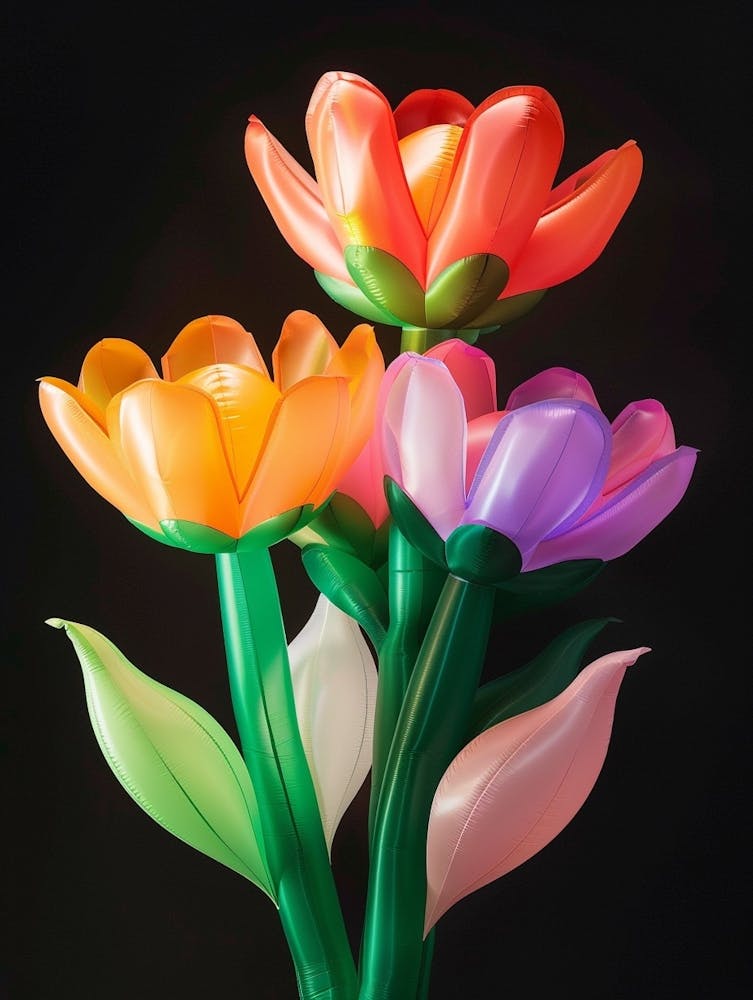 Bright Inflatable Flowers Asters 1