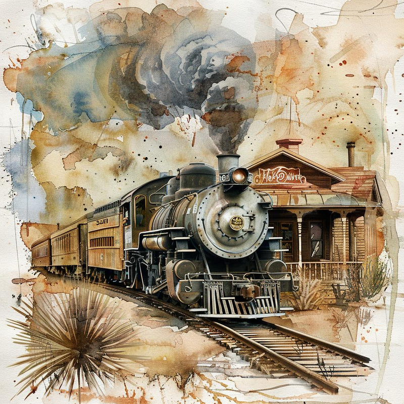 Vintage Steam Train 12