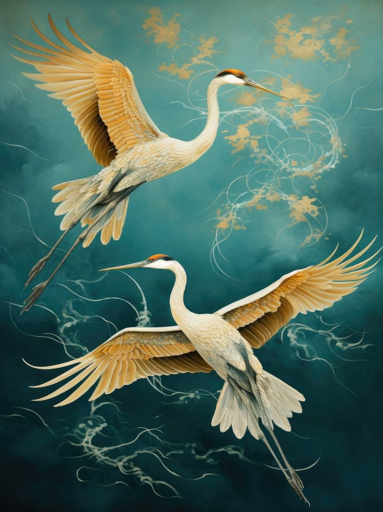 Cranes In Flight 1