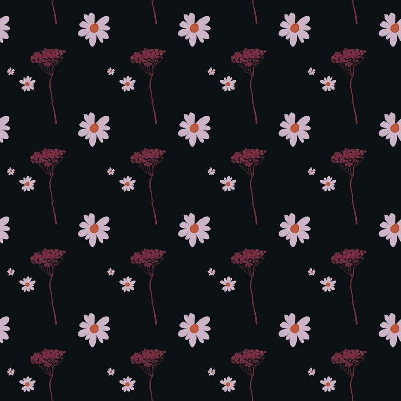 Daisy Pattern Dark