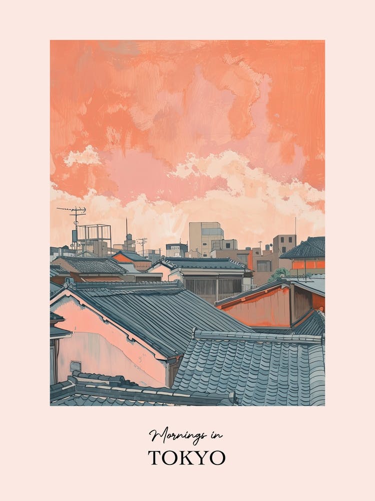 Mornings In Tokyo Rooftops Morning Skyline 1